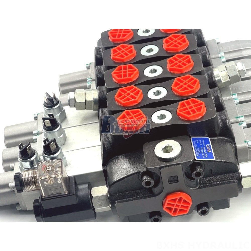 High-Performance Manual 5 Spool Sectional Directional Valve detail image